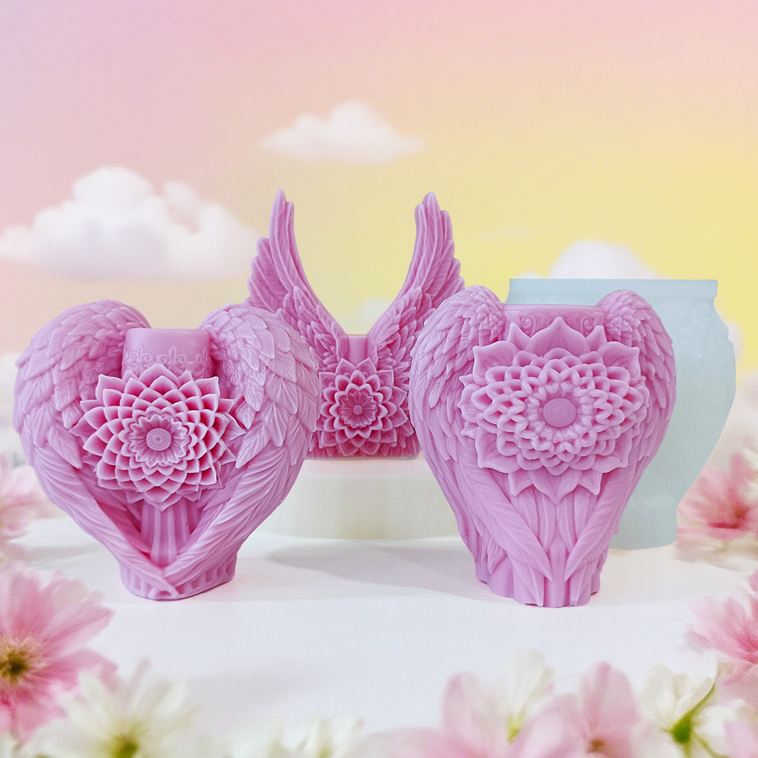 Flowers Wing Handmade Candle M – обзор и цена Soy Candle Fragrance Oil