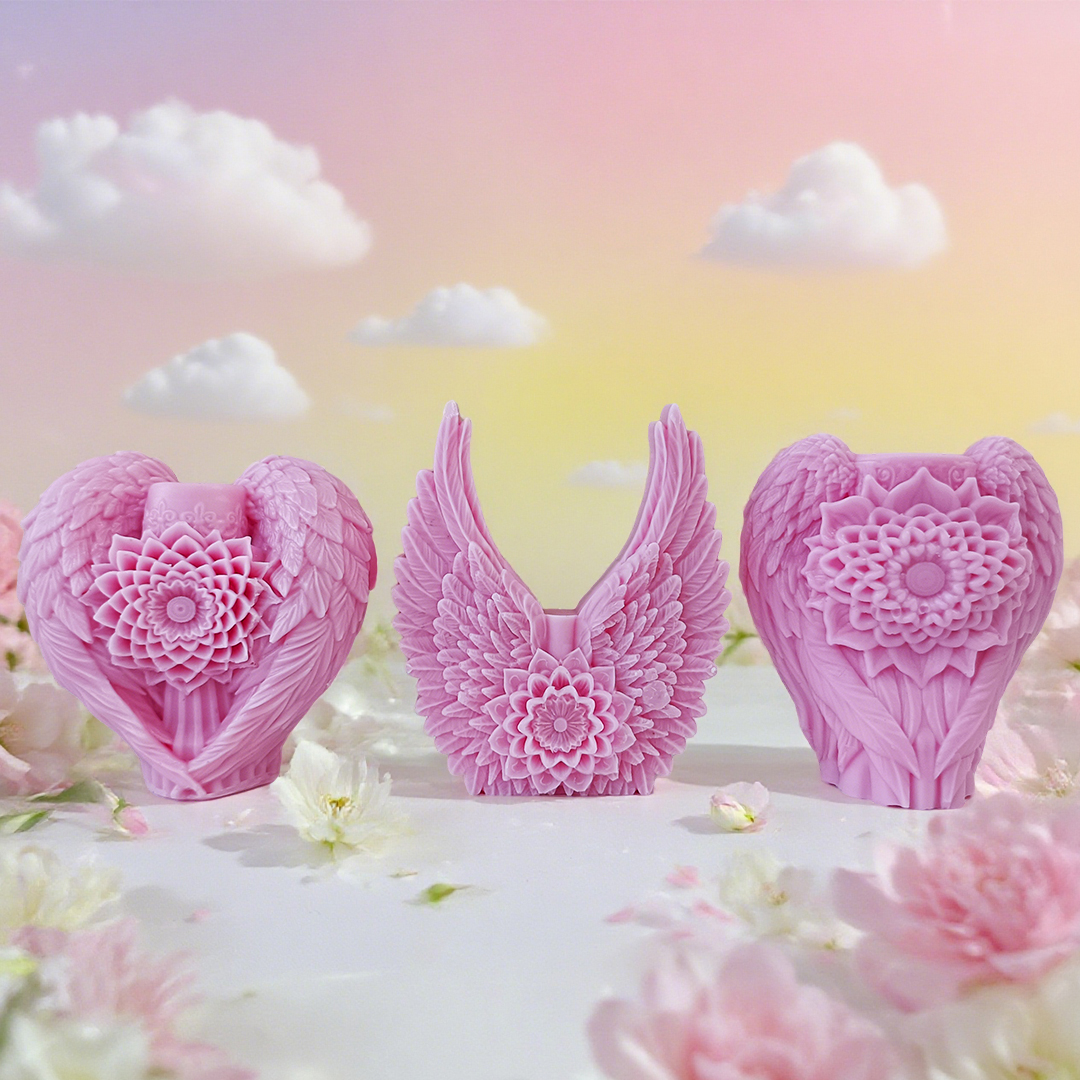 Flowers Wing Handmade Candle M – обзор и цена Soy Candle Fragrance Oil