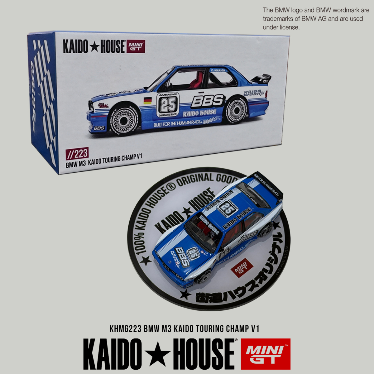 Kaido House x MINI GT 1:64 BMW – обзор и цена Art Craft House
