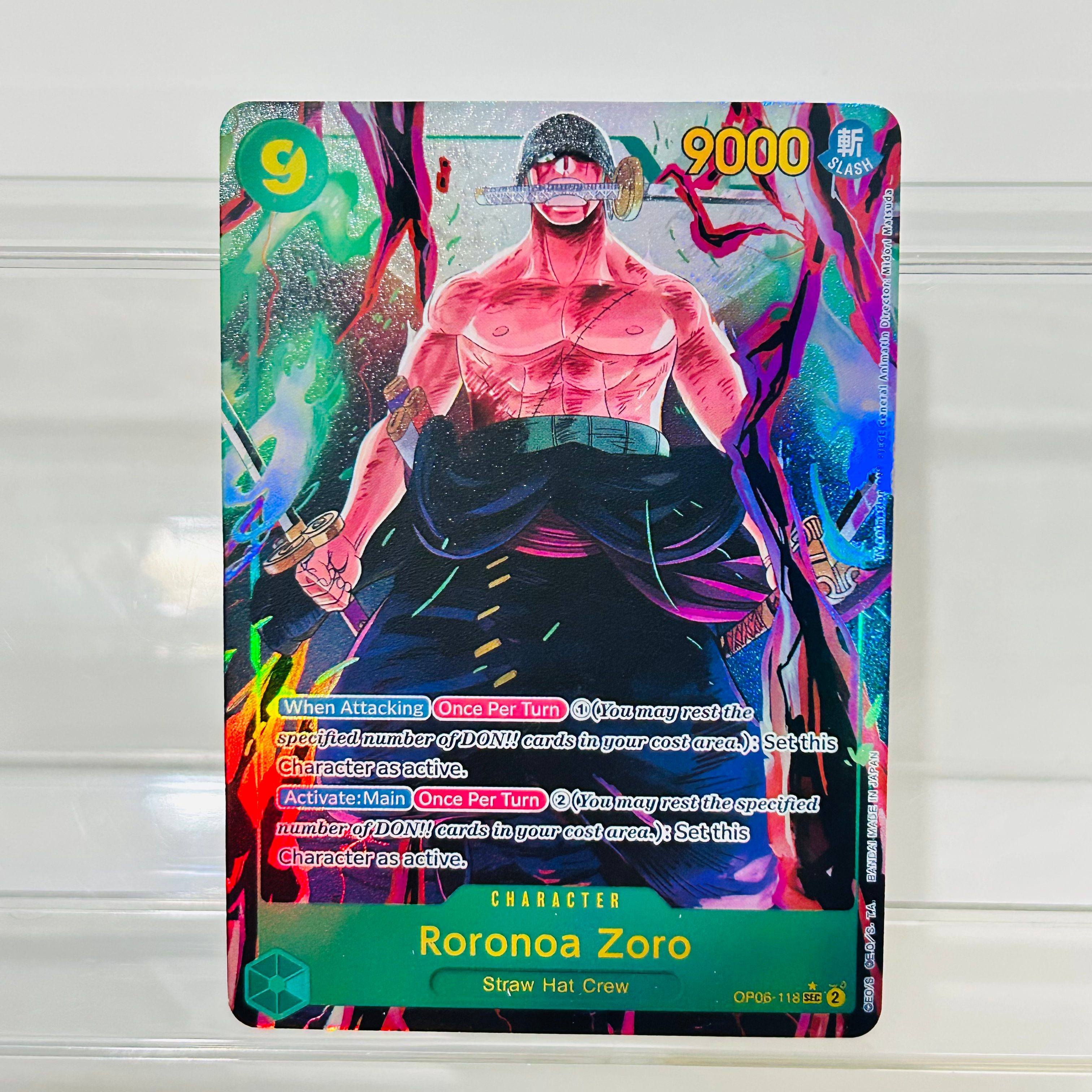 One Piece Roronoa Zoro OP06-11 – обзор и цена Art Craft Games