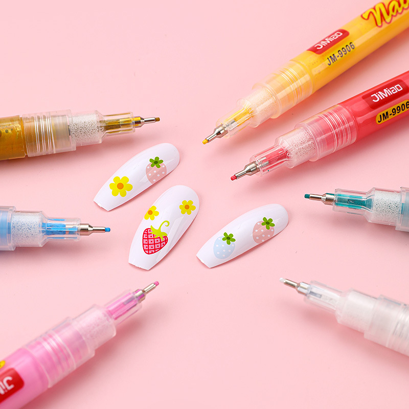 12 Colors Marker Nail Art Pen  – обзор и цена Illustration Marker Set