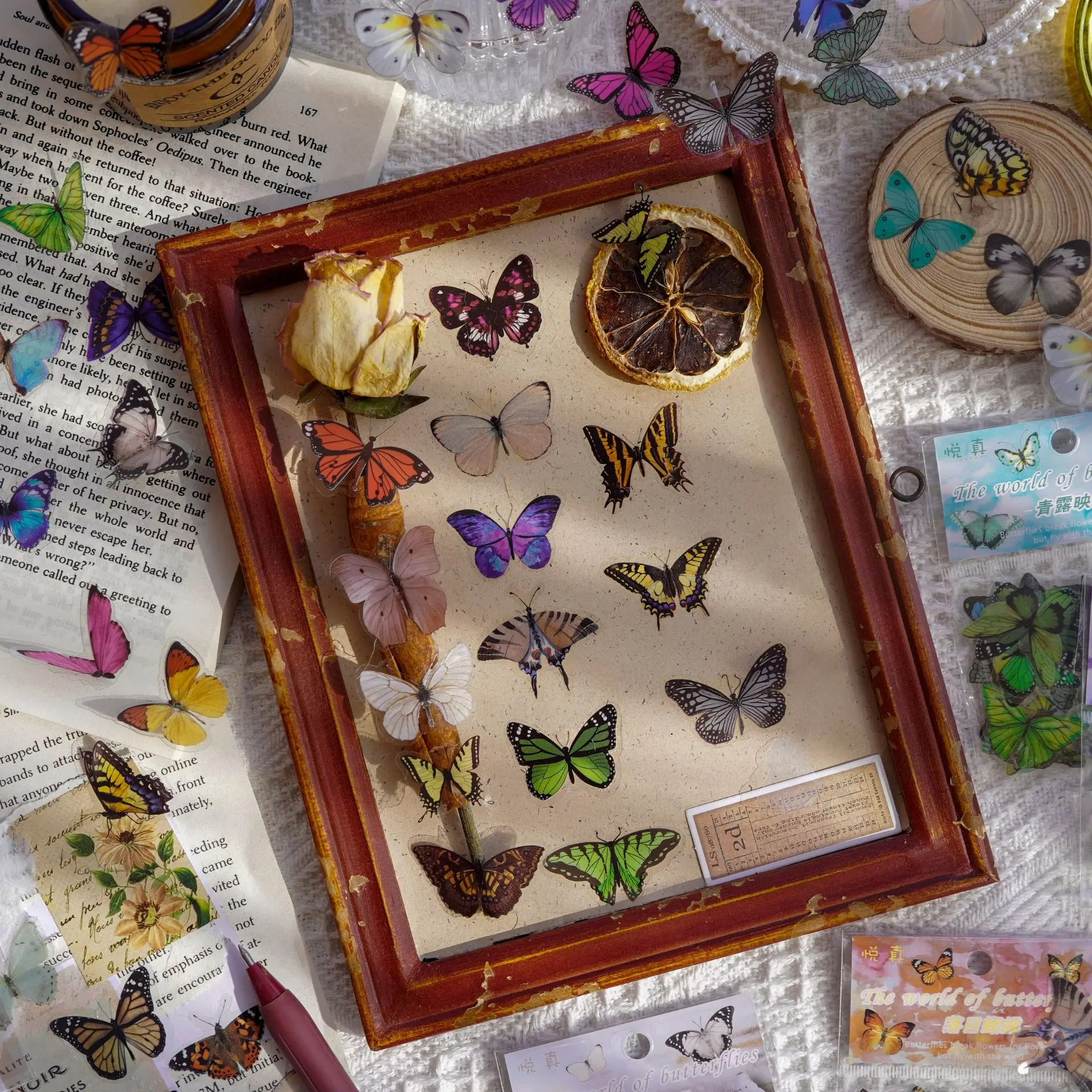 Journamm 40pcs/pack Butterfly  – обзор и цена Art Craft For 3 Year Old
