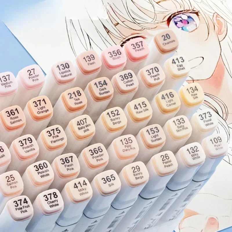 6/12/24/30 Colors Skin Tone Du – обзор и цена Illustration Marker Set