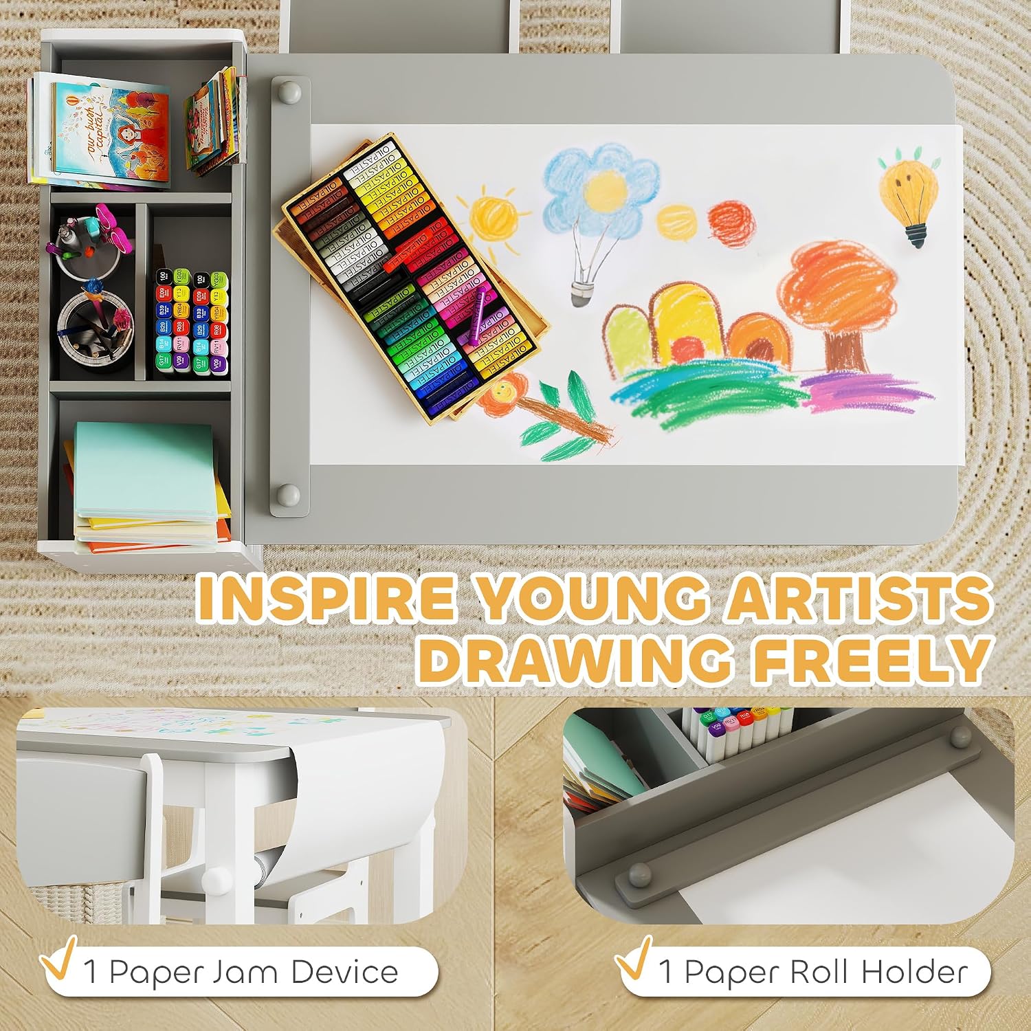 Kids Art Table & Easel Chair S – обзор и цена Art Craft For Toddlers