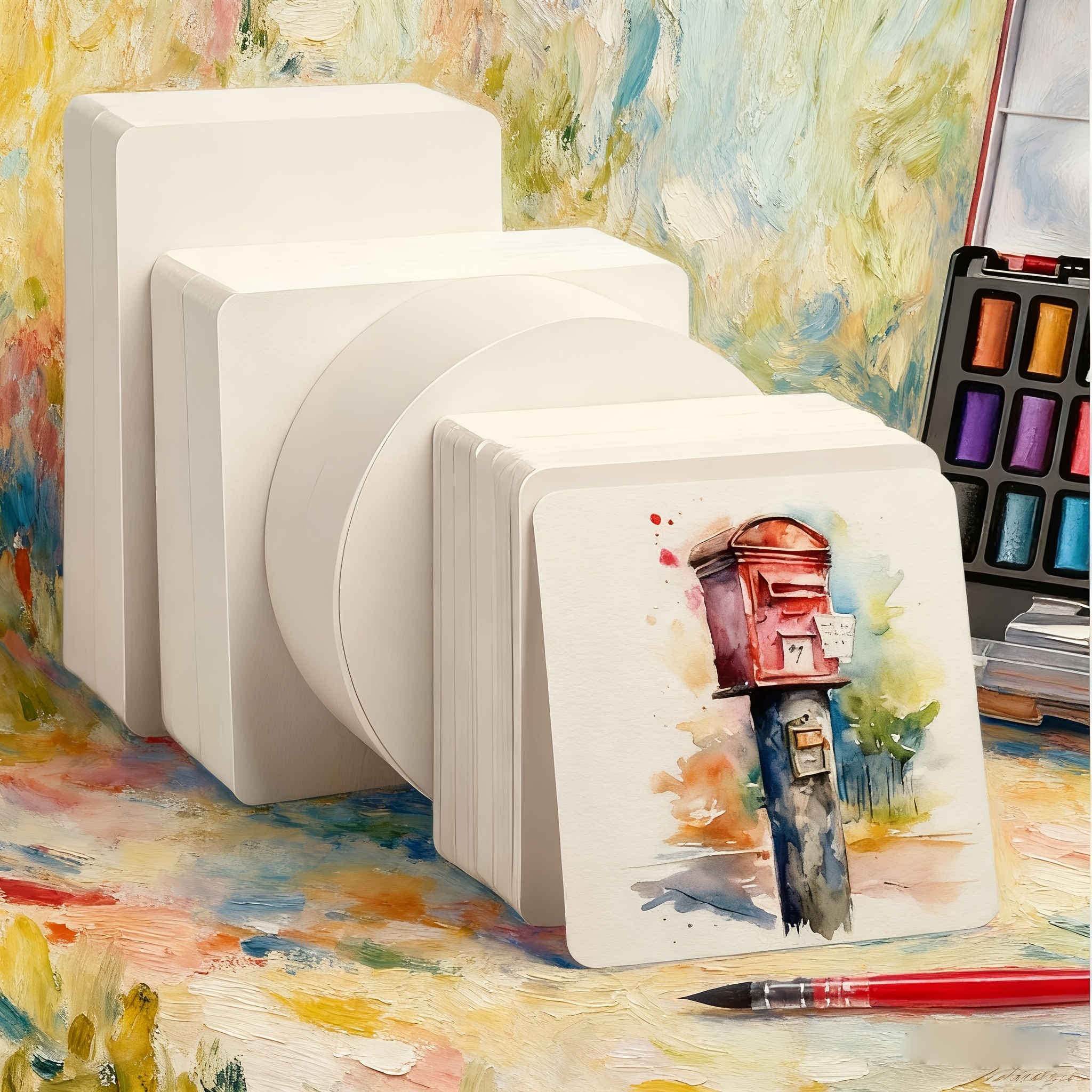 50PCS Premium Watercolor Paper – обзор и цена Art Craft Using Paper