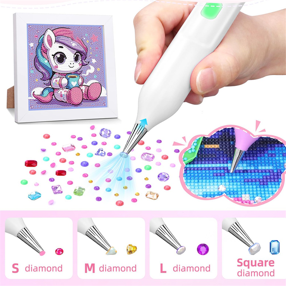 ABNJ Electric Diamonds Paintin – обзор и цена Diamond Painting Kit