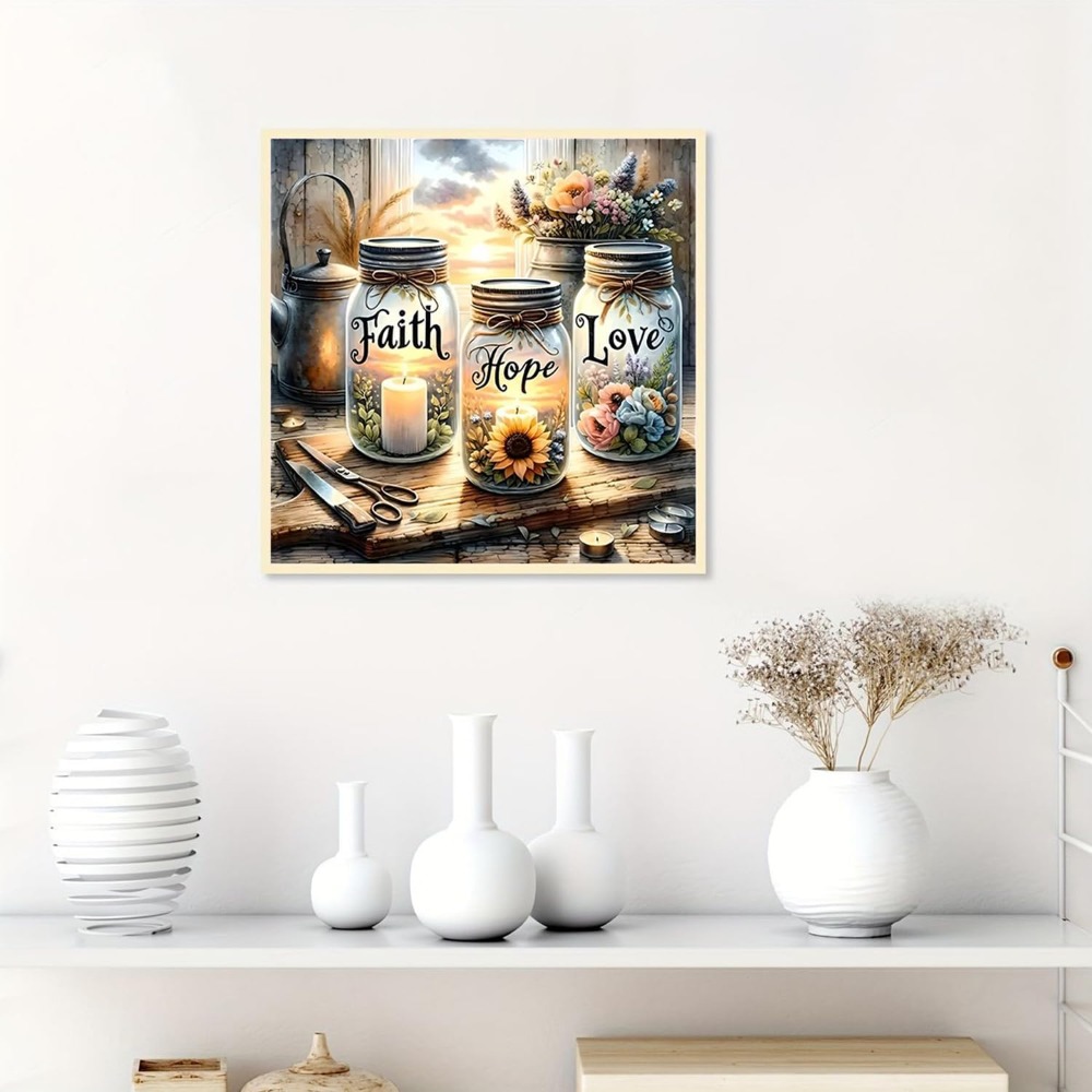 Faith Hope Love 5D Diamond Pai – обзор и цена Diamond Painting Kit