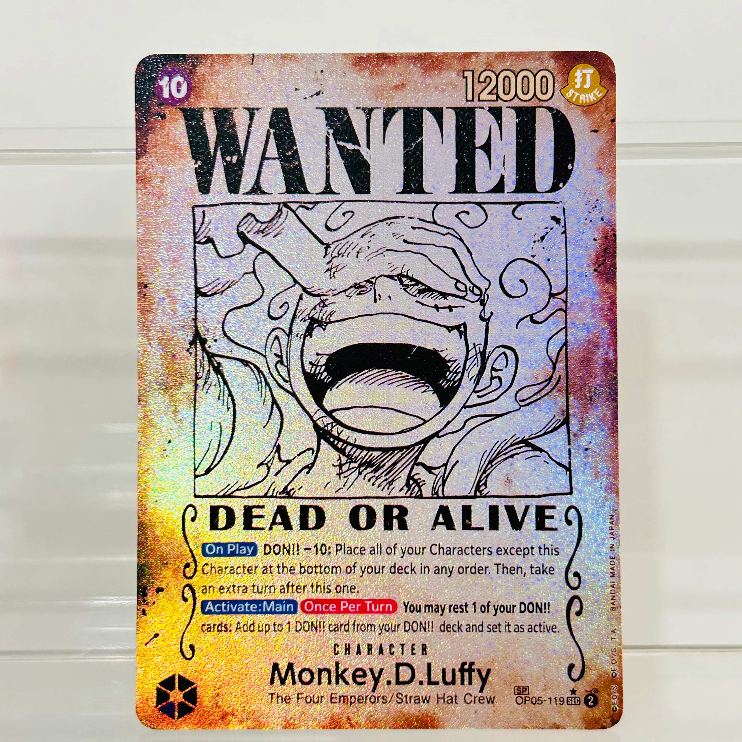One Piece Shanks OP09-004 SP W – обзор и цена Art Craft Games