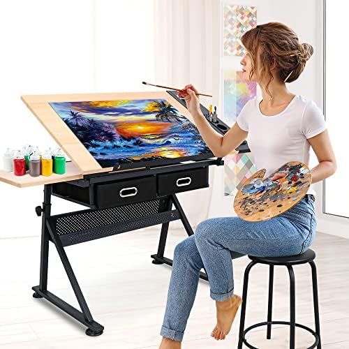Adjustable Height Drafting Des – обзор и цена Art & Craft Photos