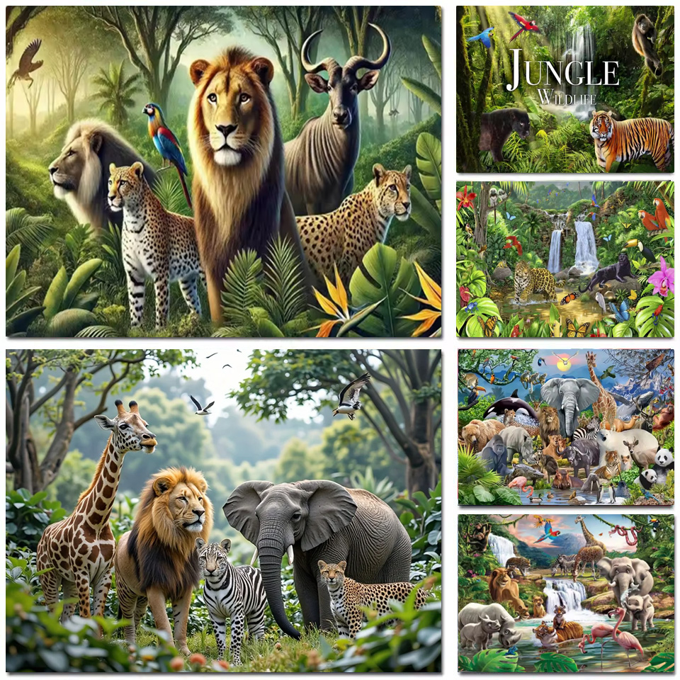 Jungle Wildlife Animals Advent – обзор и цена Art And Craft Jungle