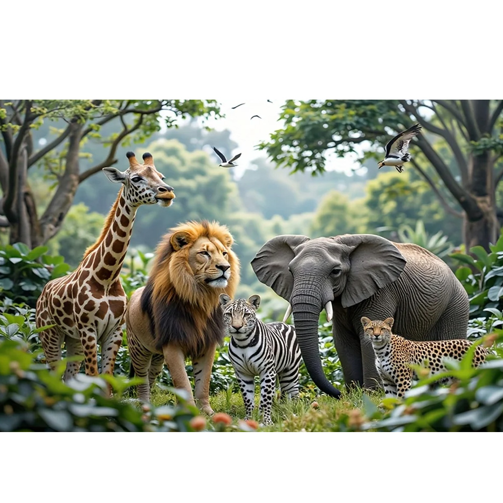Jungle Wildlife Animals Advent – обзор и цена Art And Craft Jungle