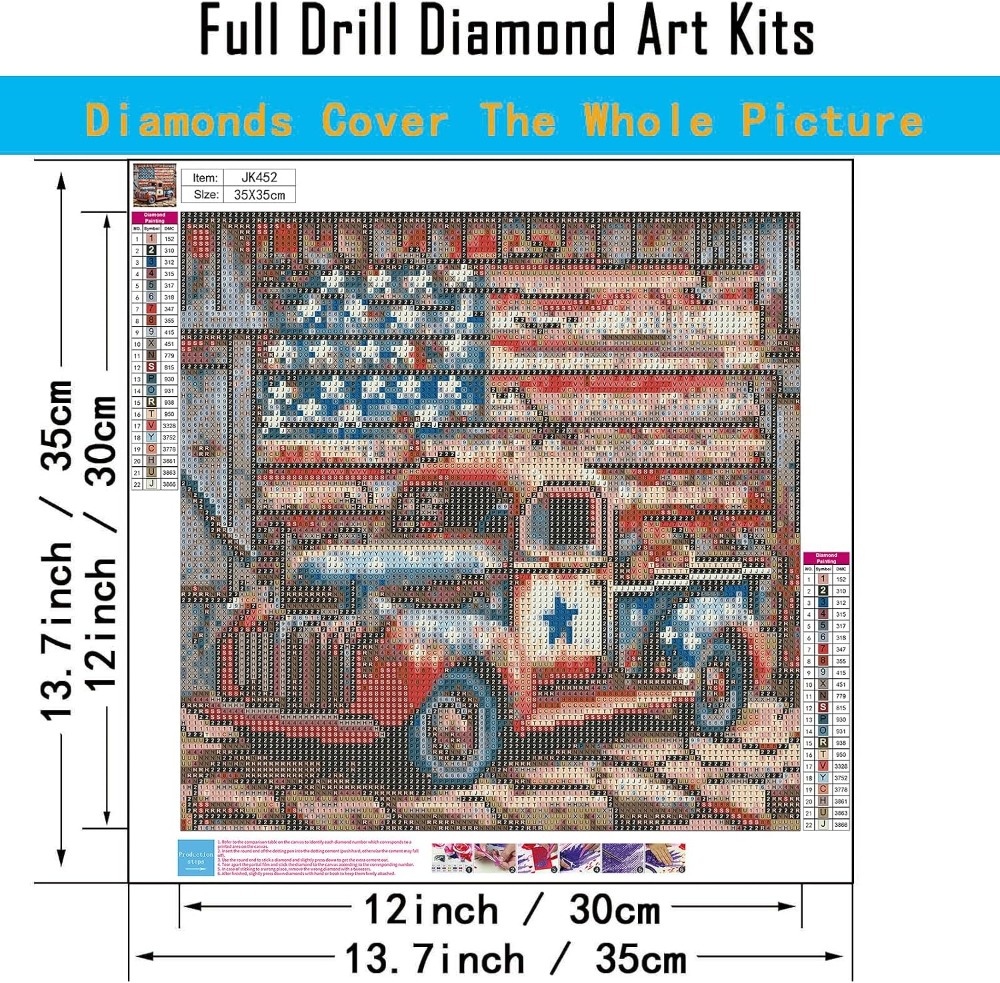 5D Diamond Art Kits for Adults – обзор и цена Diamond Painting Kit