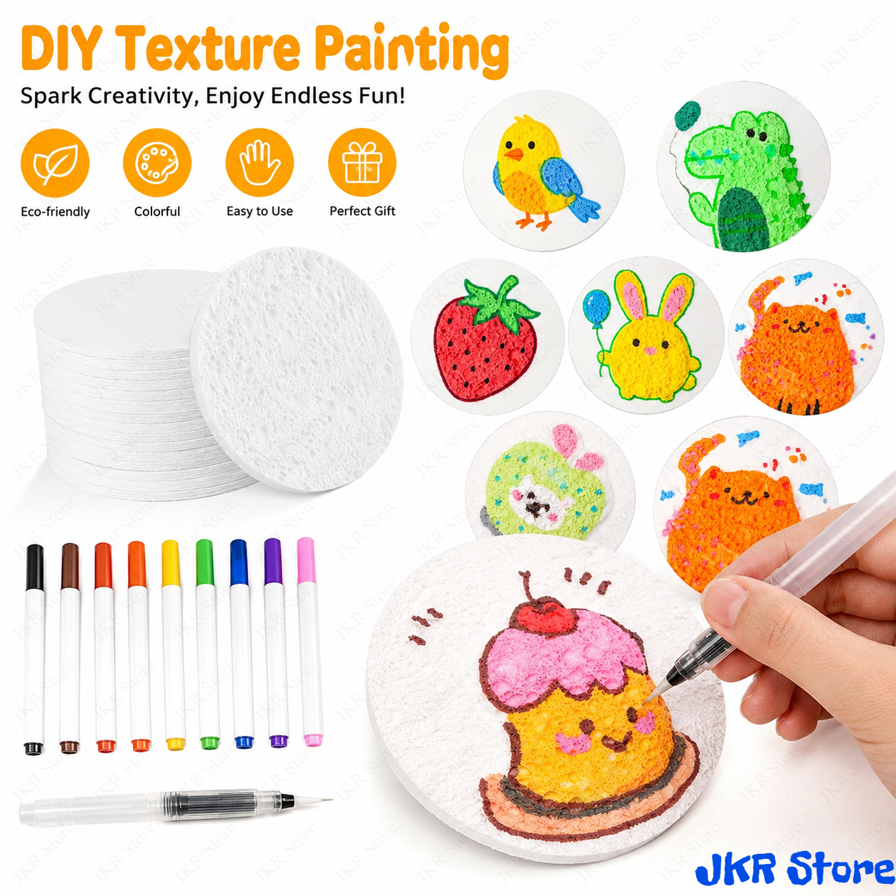 Kids Sponge Canvas Board 3D Pu – обзор и цена Art Craft Using Paper