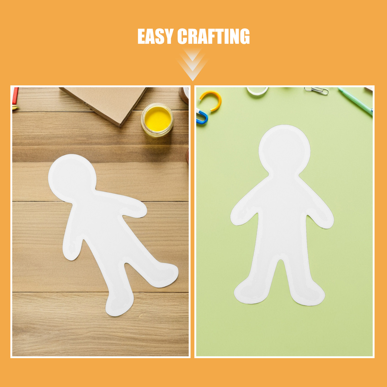 Blank Cardboard Person Cutouts – обзор и цена Art Craft Activities For Preschoolers