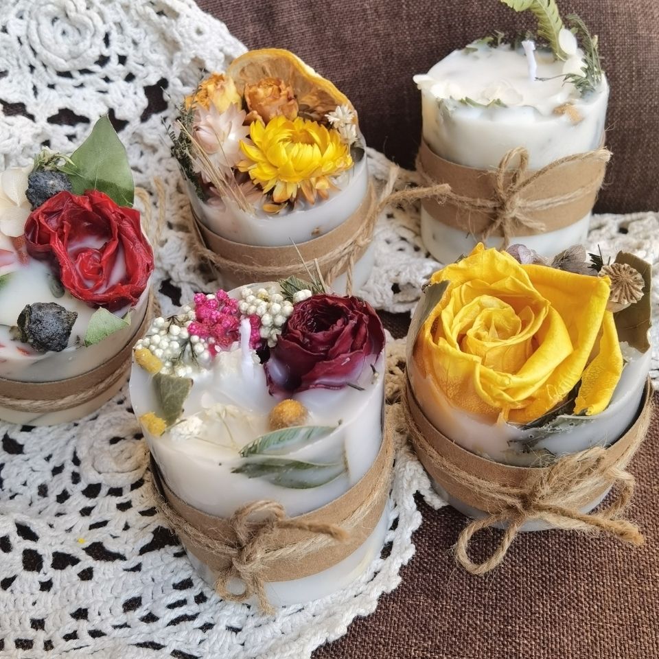 Artistic Dried Flower Aromathe – обзор и цена Soy Candle Fragrance Oil