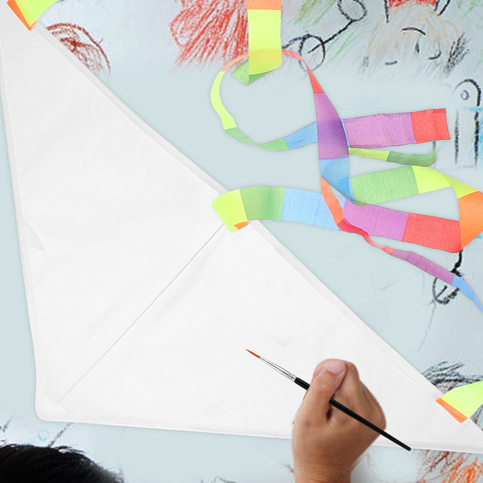 1Set Interactive Blank Kite fo – обзор и цена Art Craft Kite