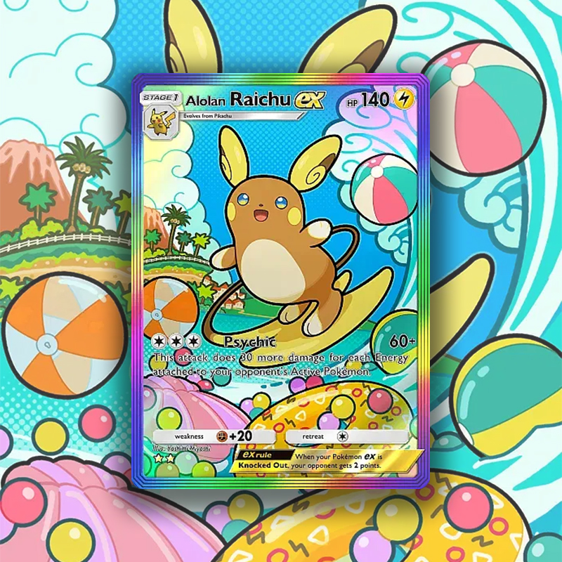 English Pocket Card Pkm Raichu – обзор и цена Art Craft Games