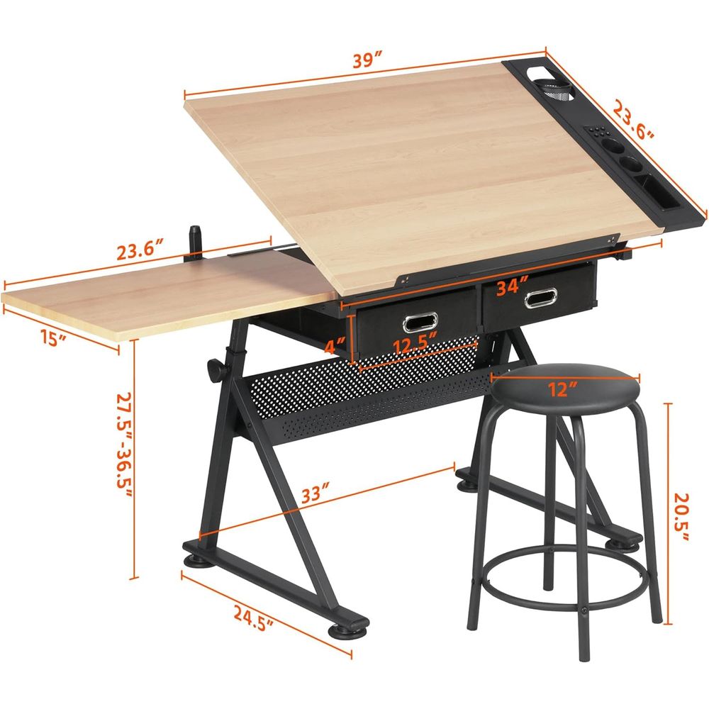Height Adjustable Drating Tabl – обзор и цена Art & Craft Photos