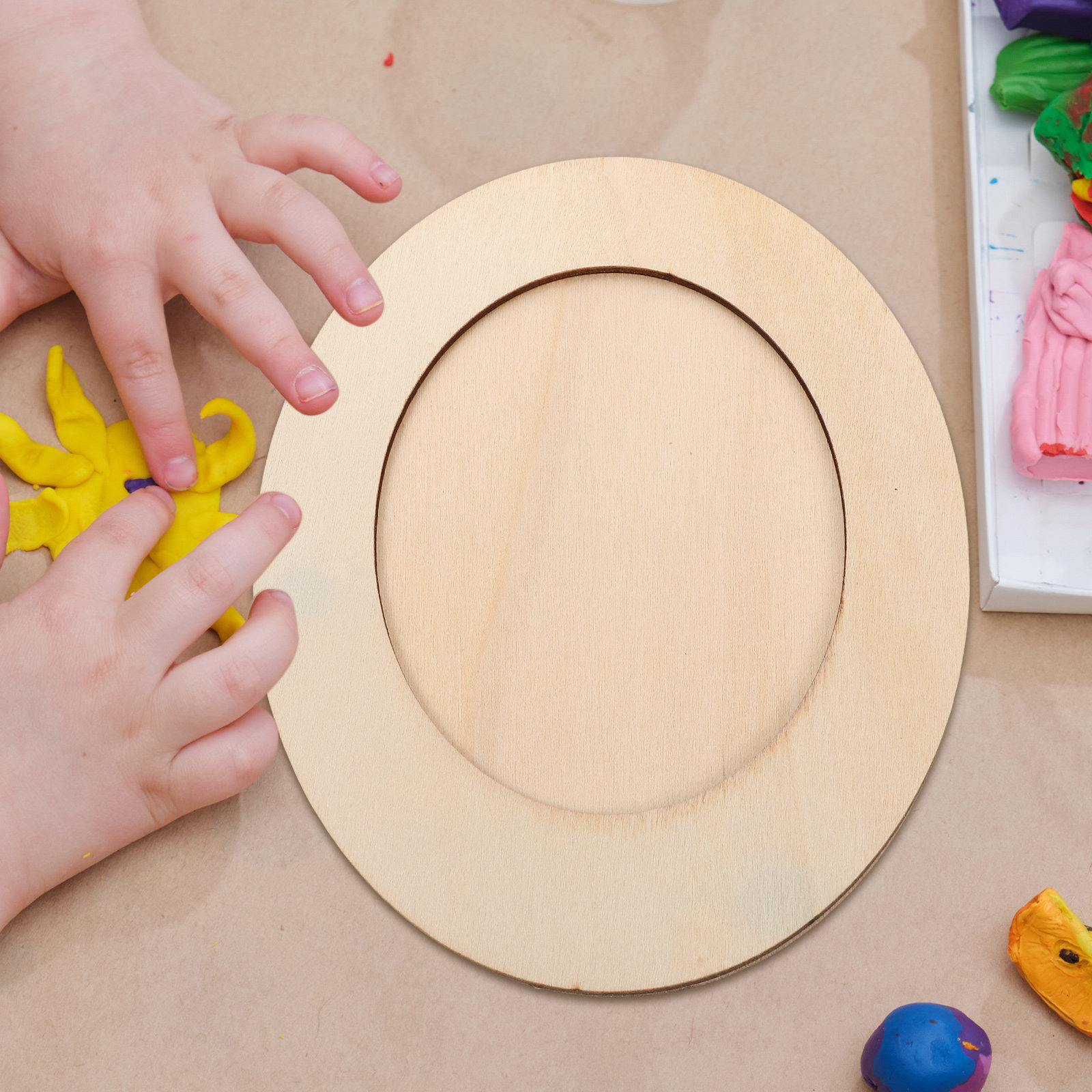 DIY Unfinished Wooden Oval Pho – обзор и цена Art Craft Activities For Preschoolers
