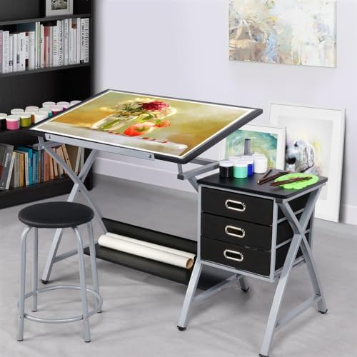 Drafting Desk, Drawing Table f – обзор и цена Art & Craft Photos