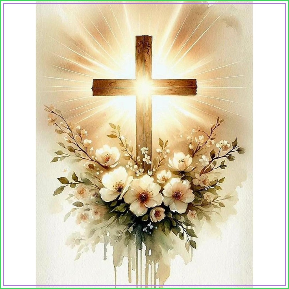 Religious Cross Diamond Art Ki – обзор и цена Diamond Painting Kit