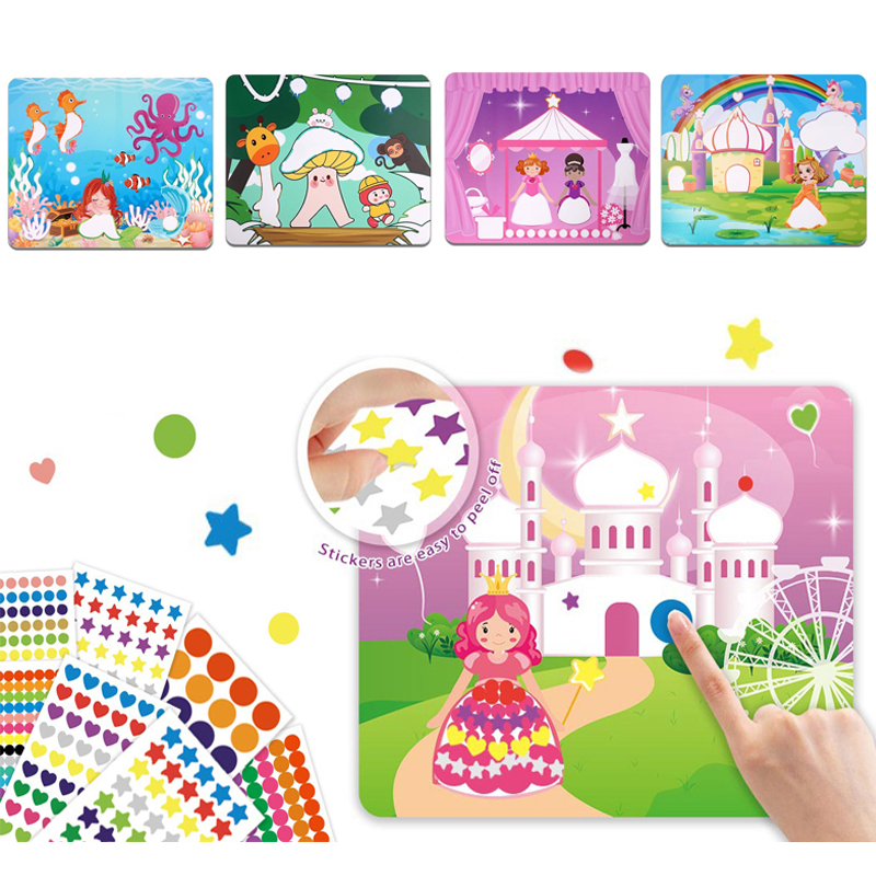 Unicorns Princesses Dot Sticke – обзор и цена Art Craft Activities For Preschoolers