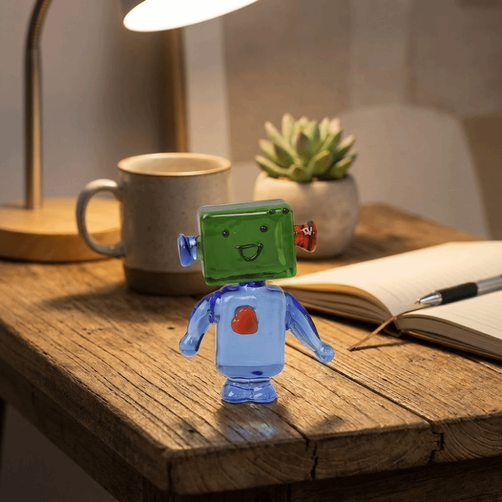Cute Colorful Face Robot Ornam – обзор и цена Art Craft Robot